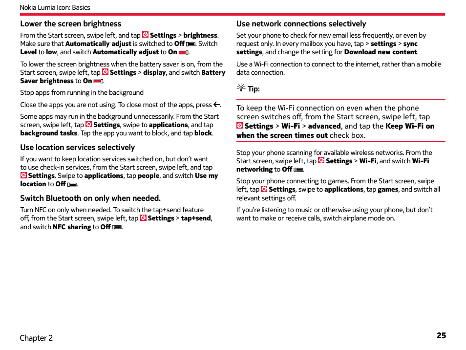 Nokia Lumia Icon User Manual | Page 25 / 102