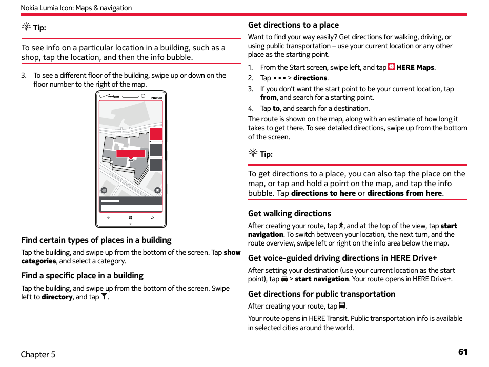 Nokia Lumia Icon User Manual | Page 61 / 102