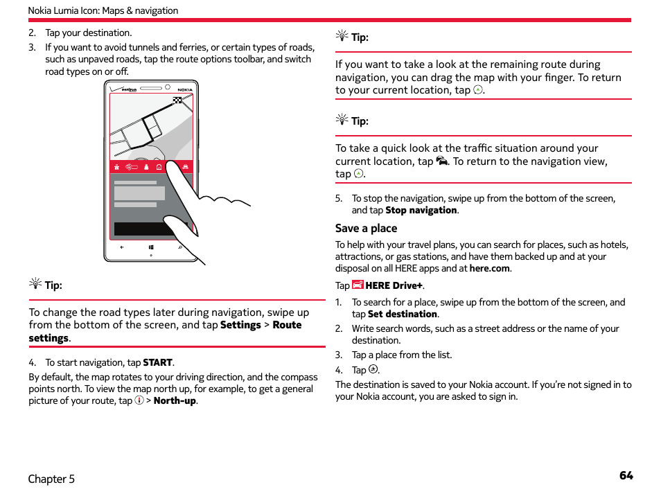 Nokia Lumia Icon User Manual | Page 64 / 102