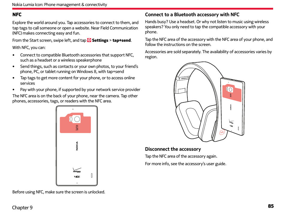 Nokia Lumia Icon User Manual | Page 85 / 102