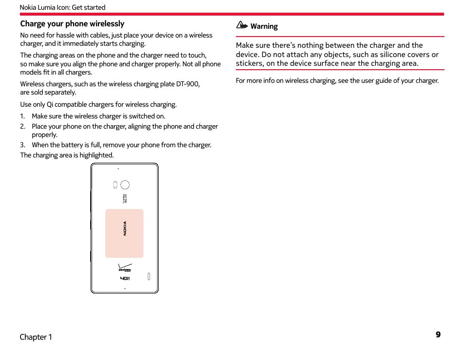 Nokia Lumia Icon User Manual | Page 9 / 102