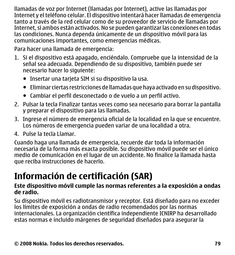 Información de certificación (sar), Información de certificación, Sar) | Nokia 7510 Supernova User Manual | Page 156 / 160