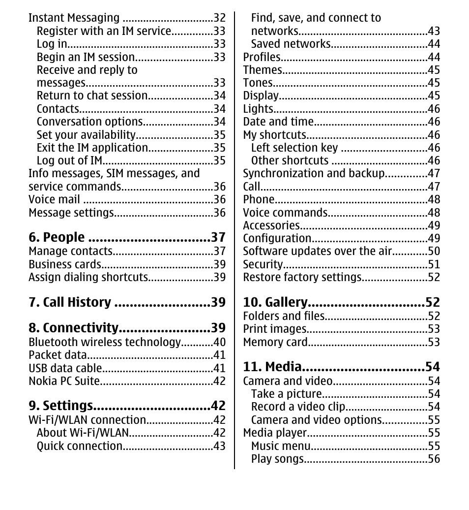 Nokia 7510 Supernova User Manual | Page 5 / 160