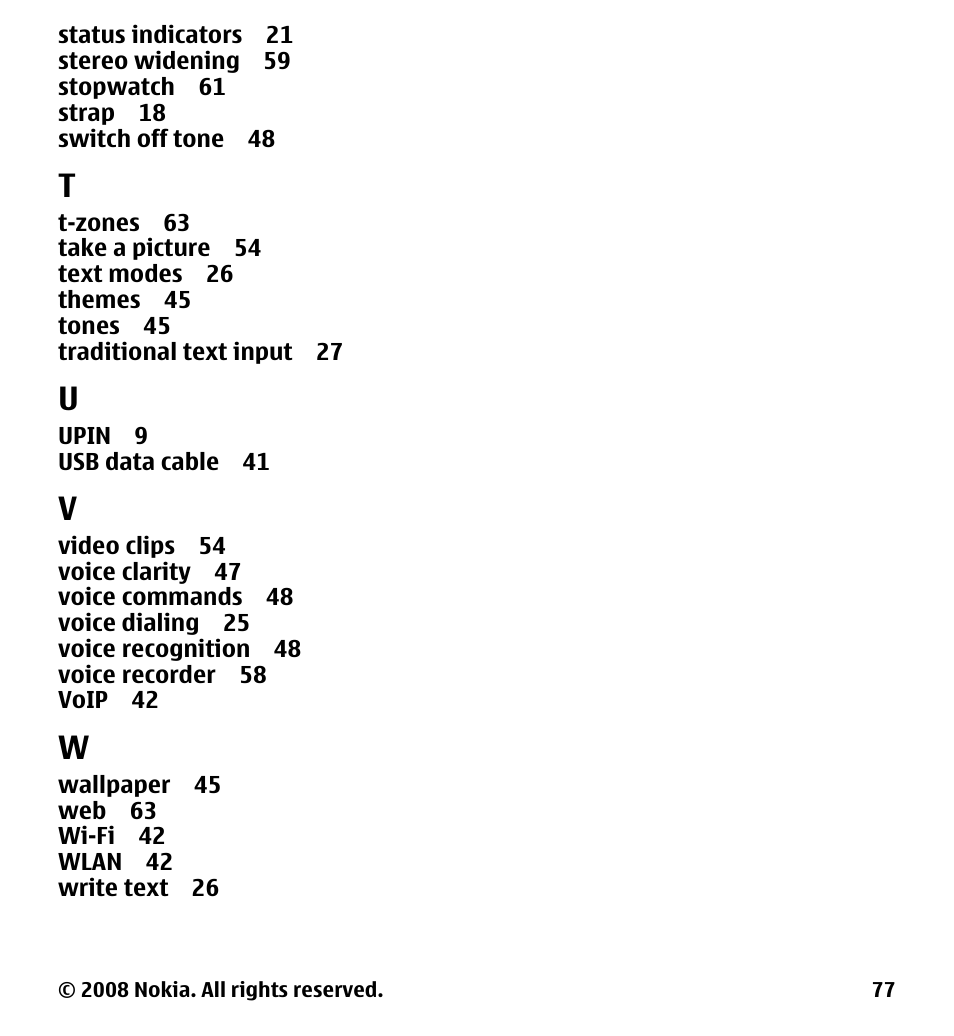Nokia 7510 Supernova User Manual | Page 77 / 160
