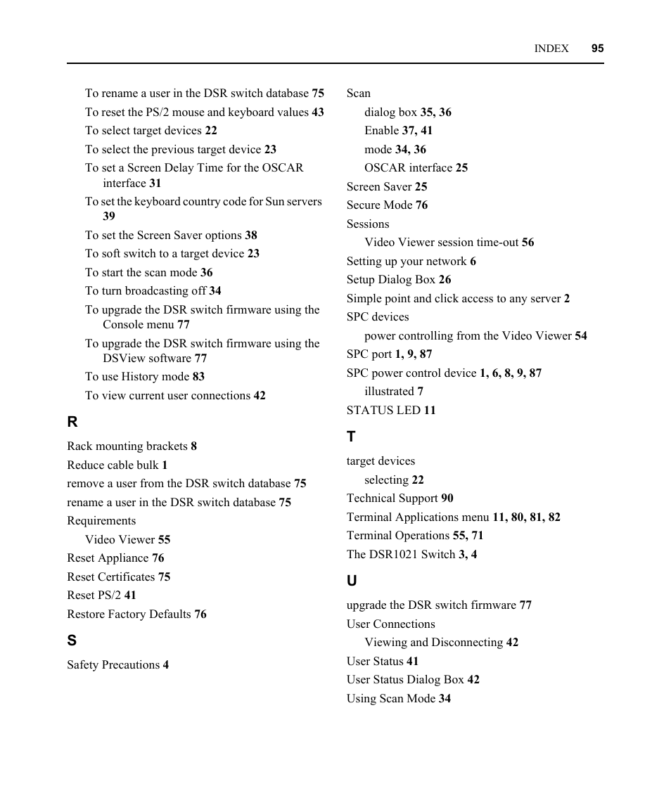 Avocent DSR1021 User Manual | Page 107 / 110