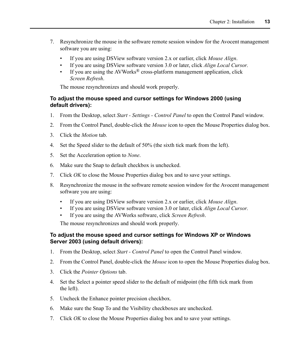 Avocent DSR1021 User Manual | Page 25 / 110