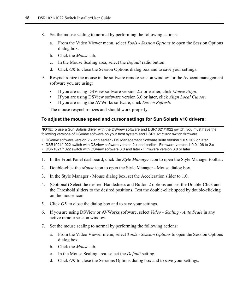 Avocent DSR1021 User Manual | Page 30 / 110