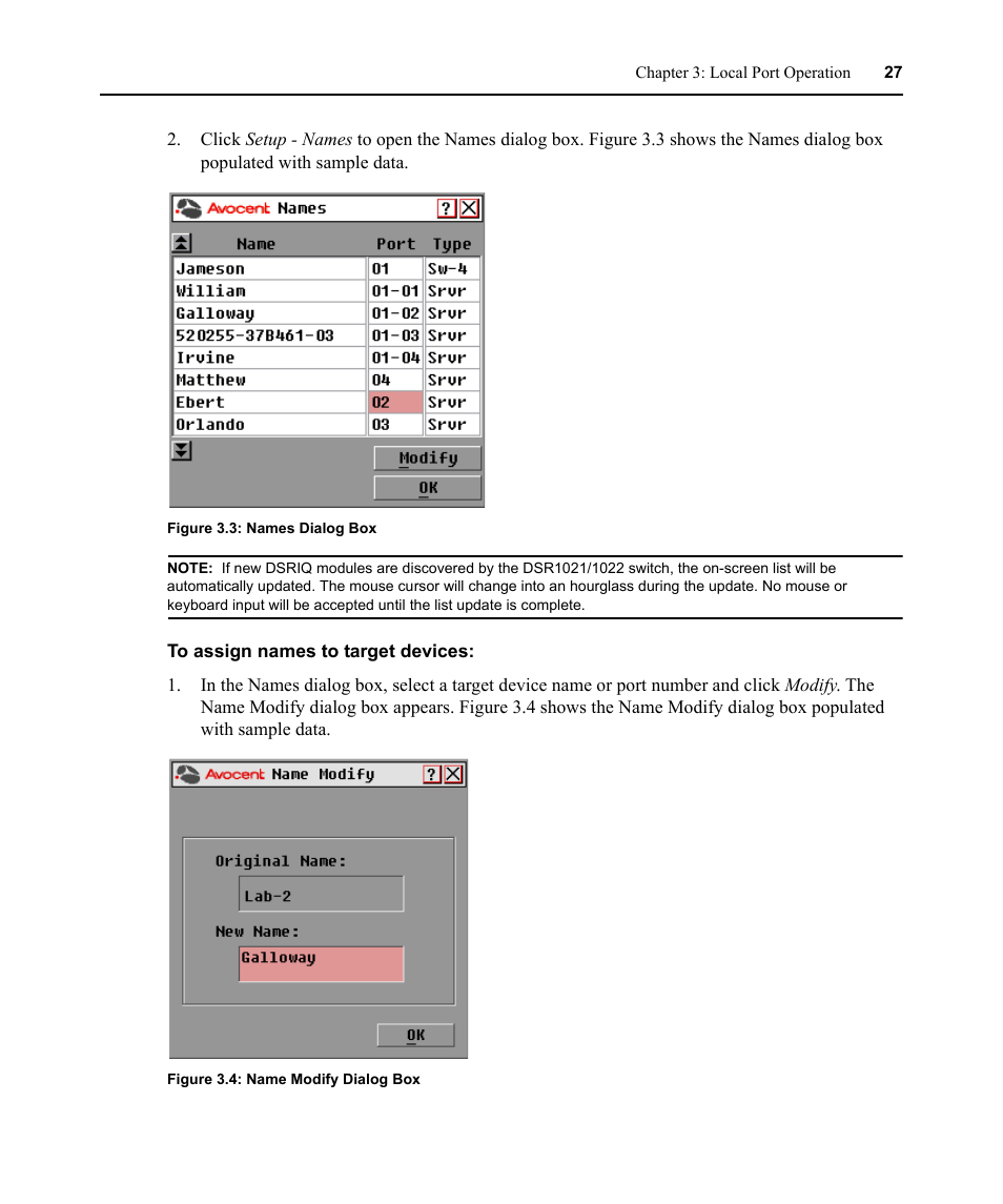 Avocent DSR1021 User Manual | Page 39 / 110