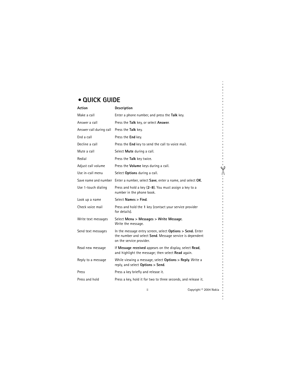 Quick guide | Nokia 1221 User Manual | Page 3 / 81