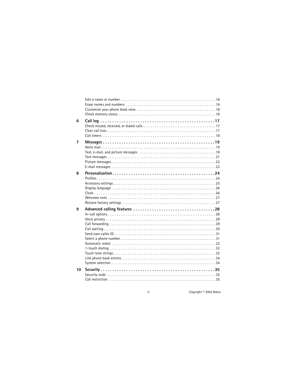 Nokia 1221 User Manual | Page 7 / 81