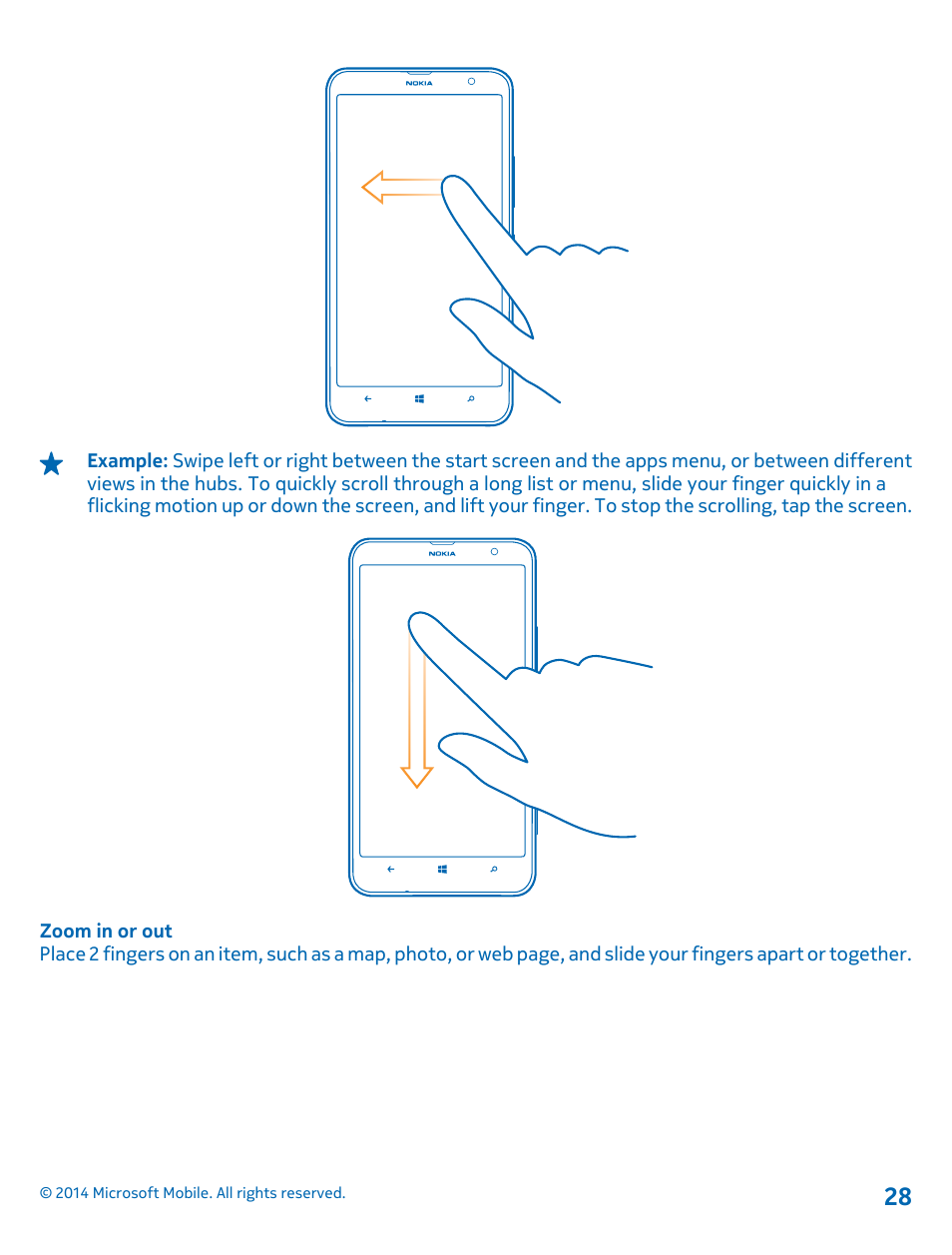 Nokia Lumia 1320 User Manual | Page 28 / 124