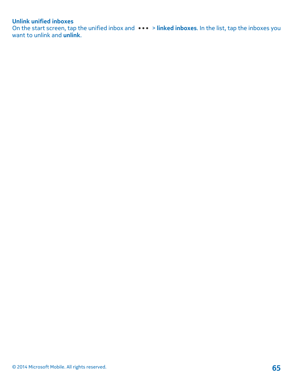 Nokia Lumia 1320 User Manual | Page 65 / 124