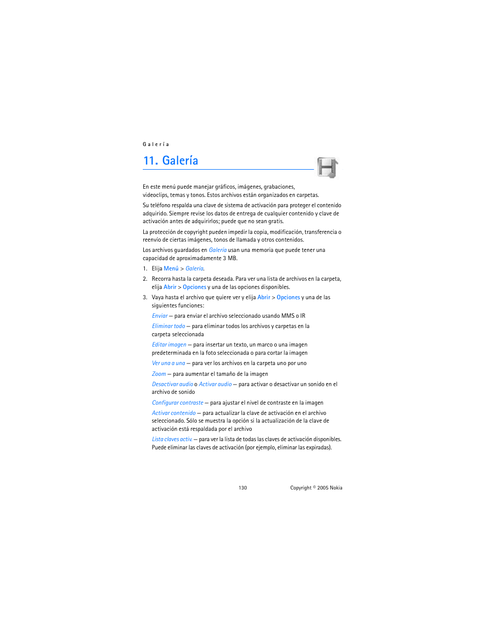 Galería | Nokia 6102 User Manual | Page 131 / 169