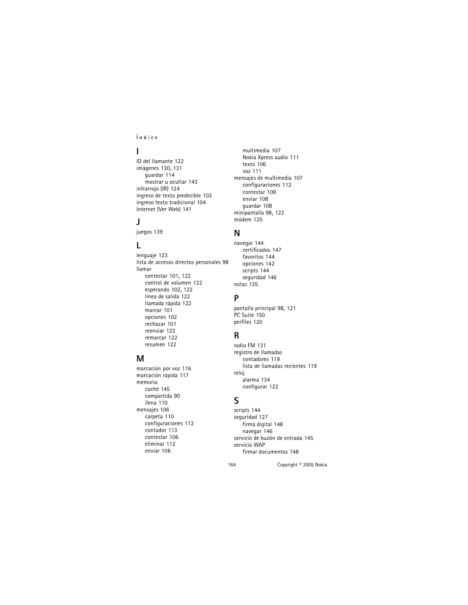 Nokia 6102 User Manual | Page 165 / 169