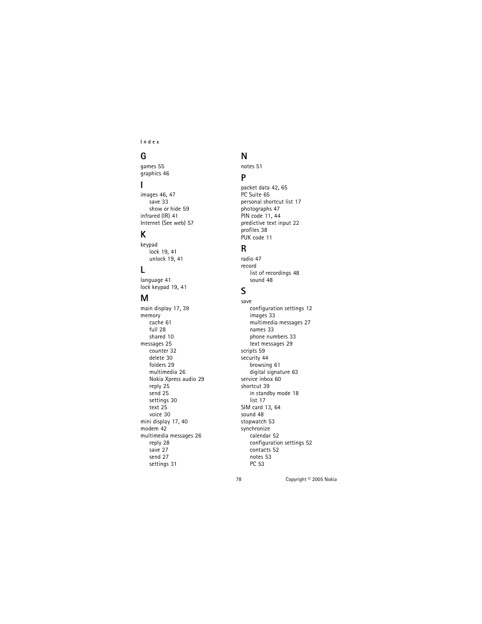 Nokia 6102 User Manual | Page 79 / 169