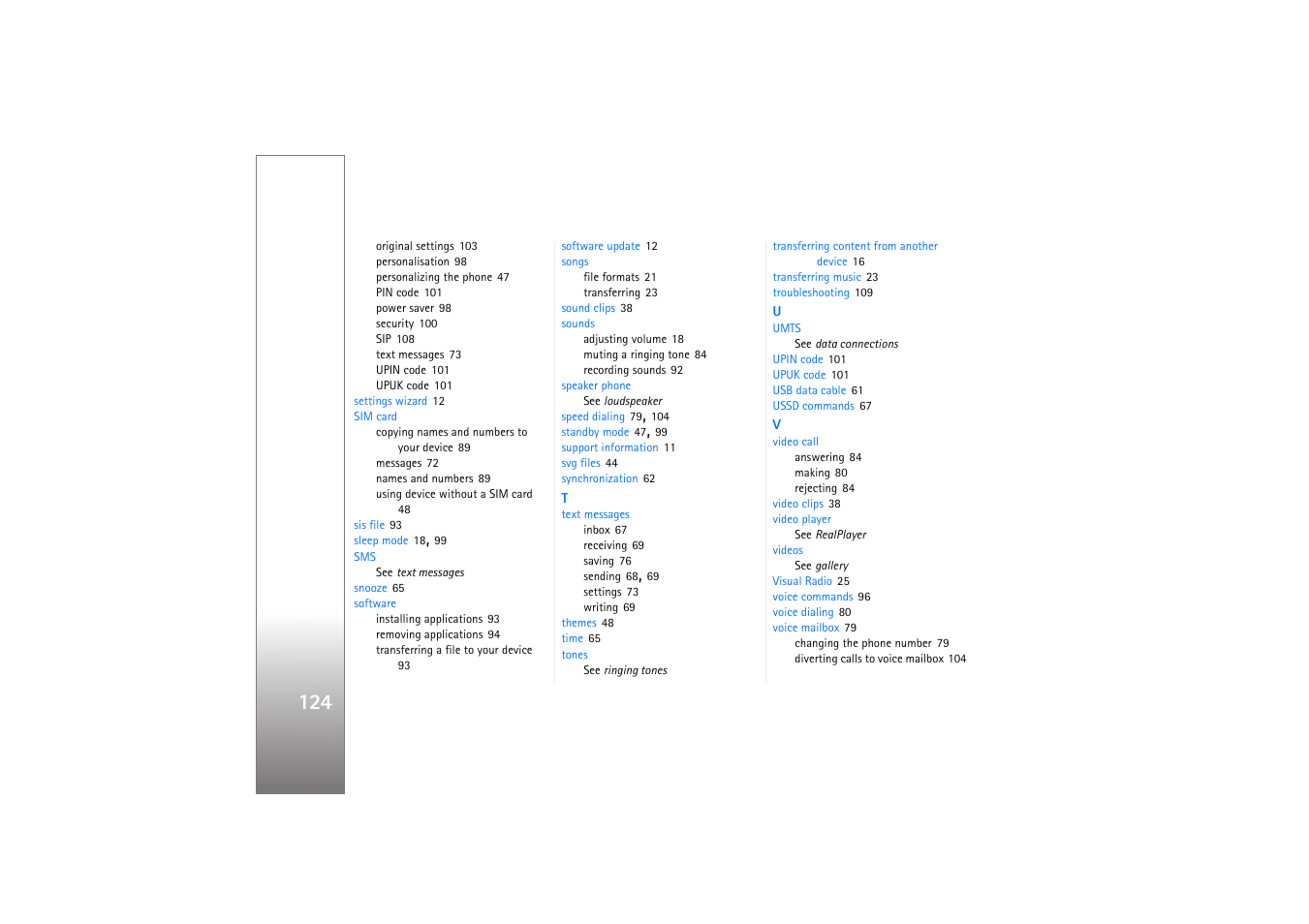 Nokia N76 User Manual | Page 156 / 157