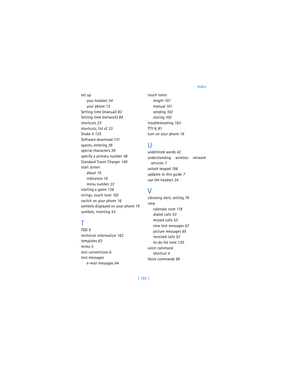 Nokia 6385 User Manual | Page 191 / 194