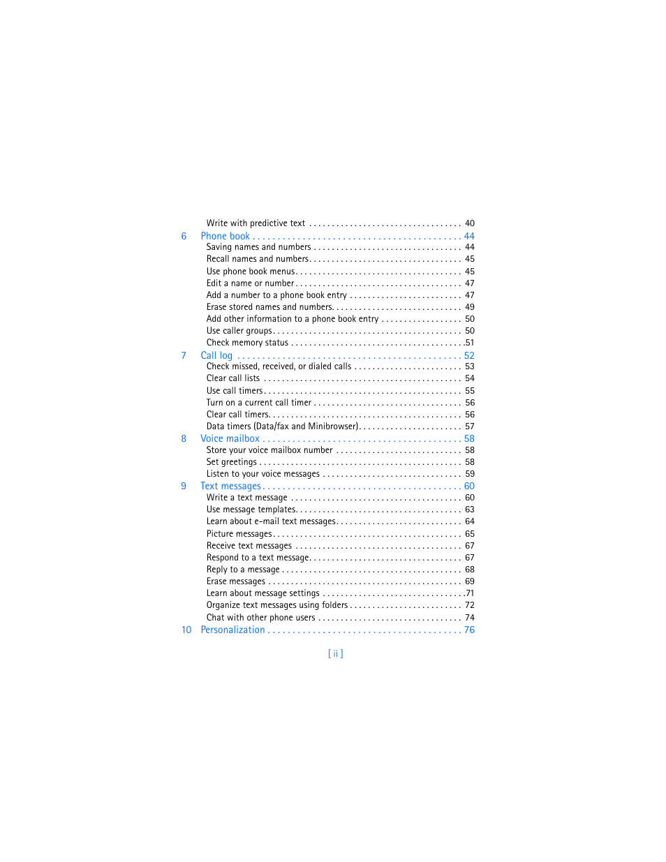 Nokia 6385 User Manual | Page 4 / 194