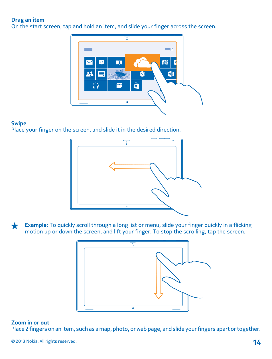 Nokia Lumia 2520 User Manual | Page 14 / 67