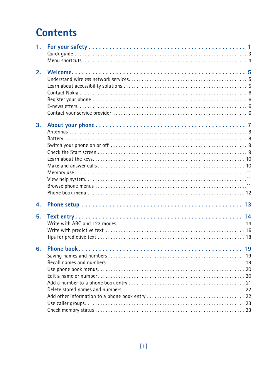 Nokia 3585 User Manual | Page 4 / 201