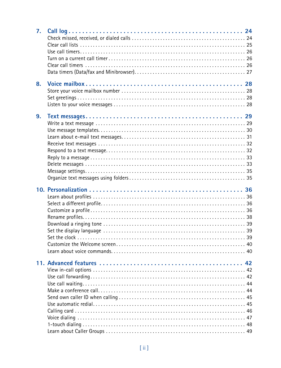 Nokia 3585 User Manual | Page 5 / 201