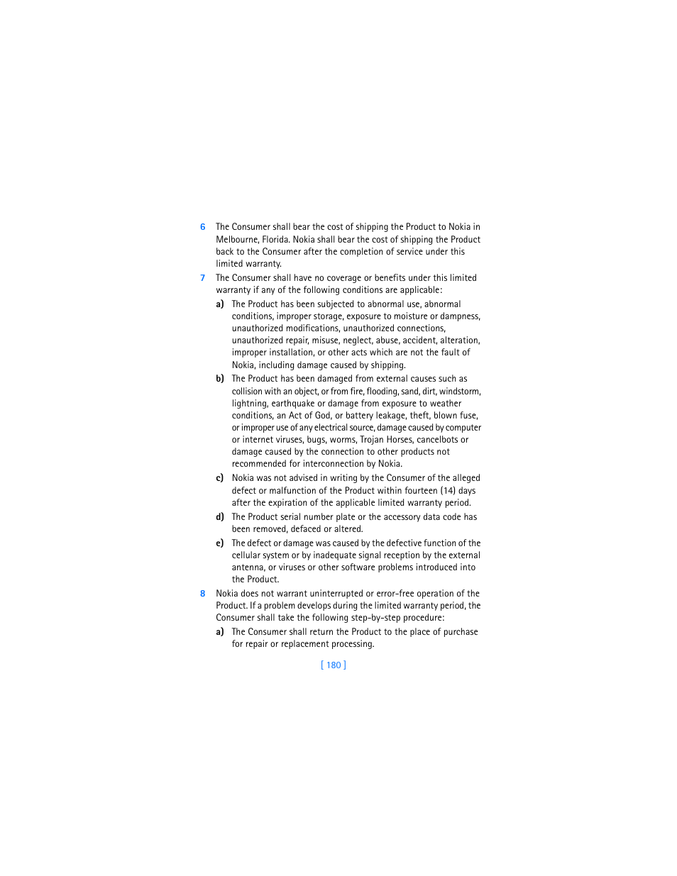 Nokia 3600 User Manual | Page 189 / 217
