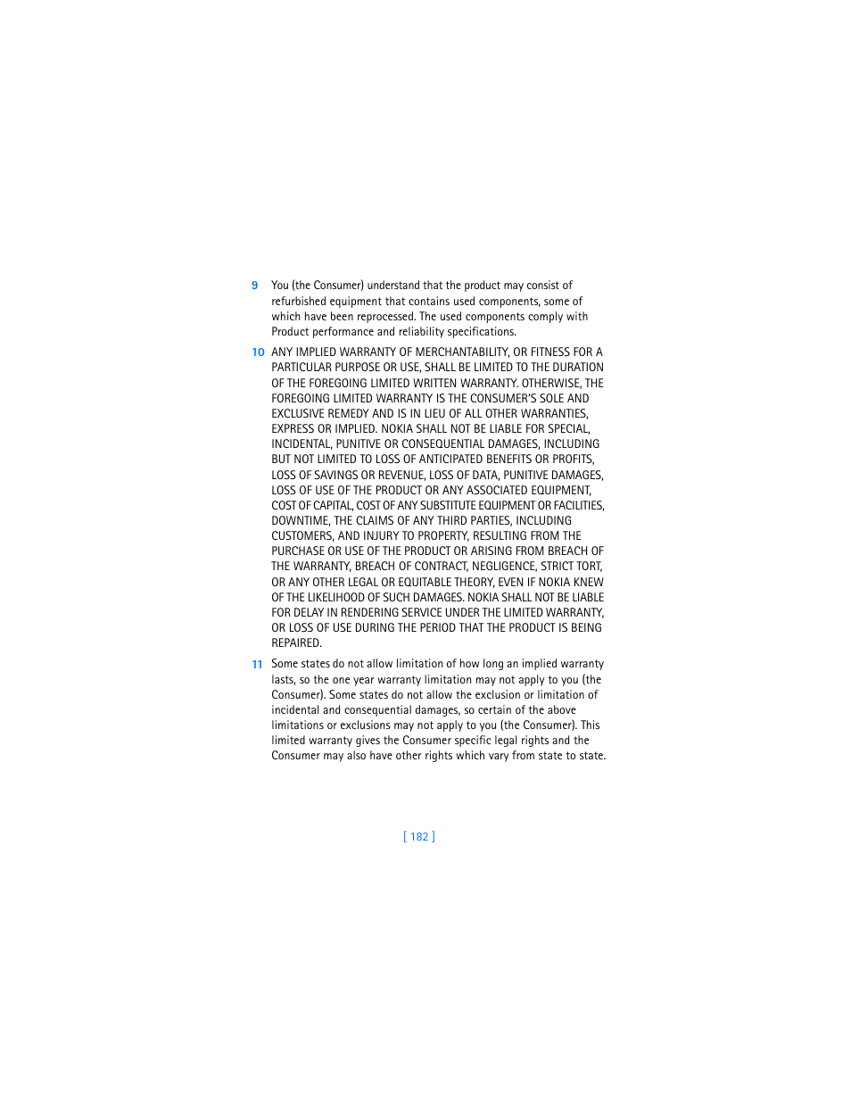 Nokia 3600 User Manual | Page 191 / 217