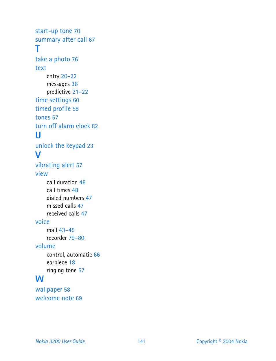 Nokia 3200 User Manual | Page 152 / 153