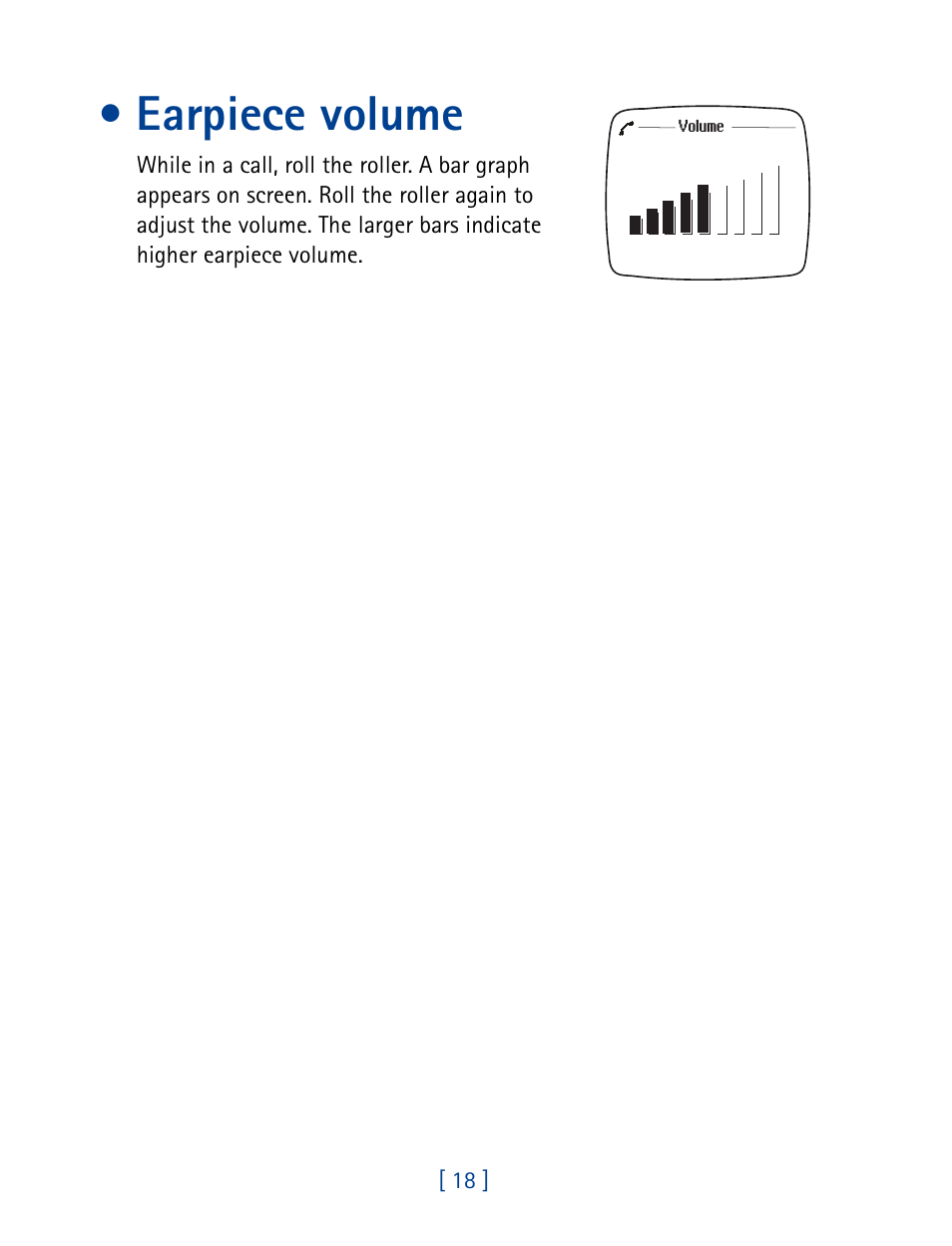 Earpiece volume | Nokia 7190 User Manual | Page 26 / 144