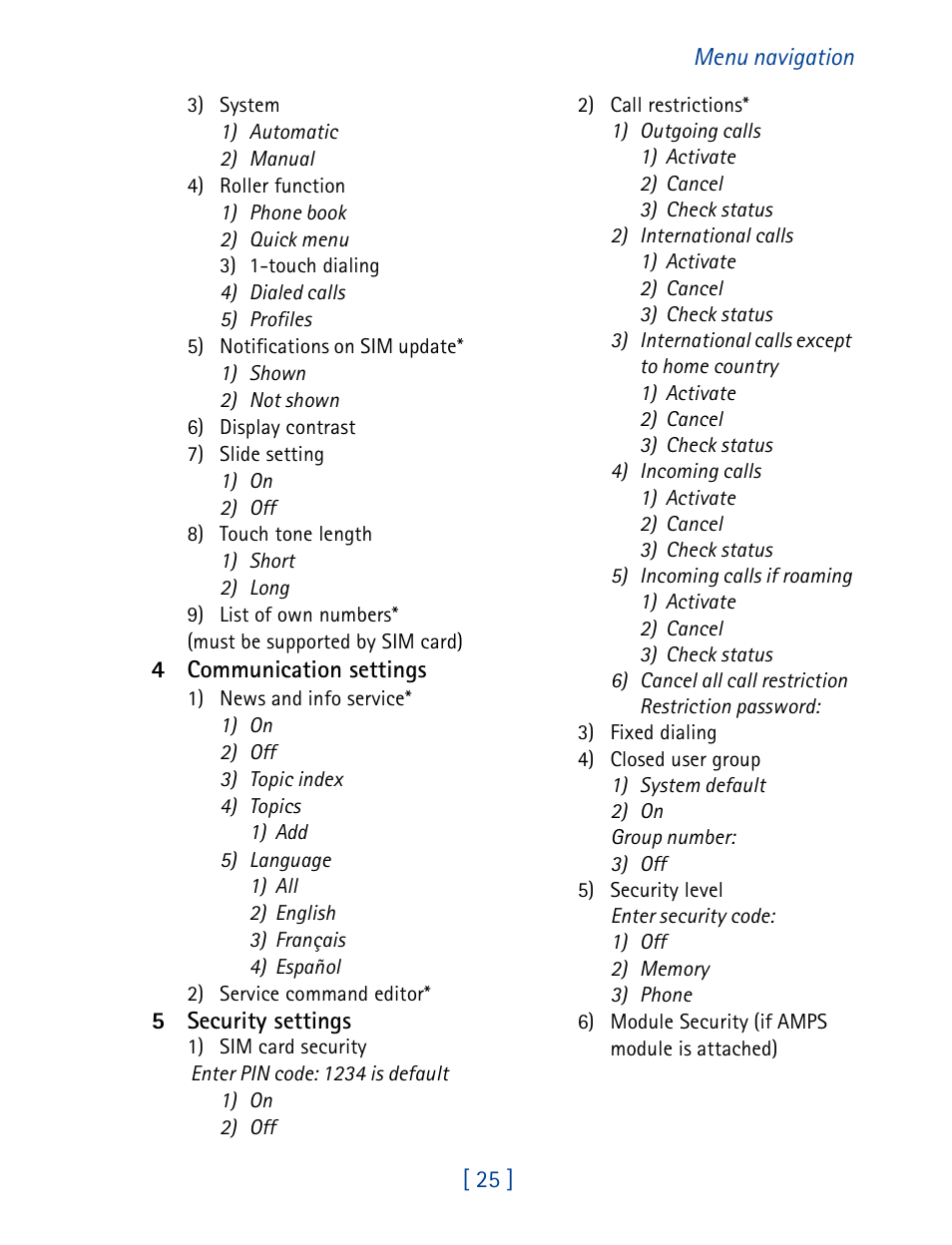 Nokia 7190 User Manual | Page 33 / 144