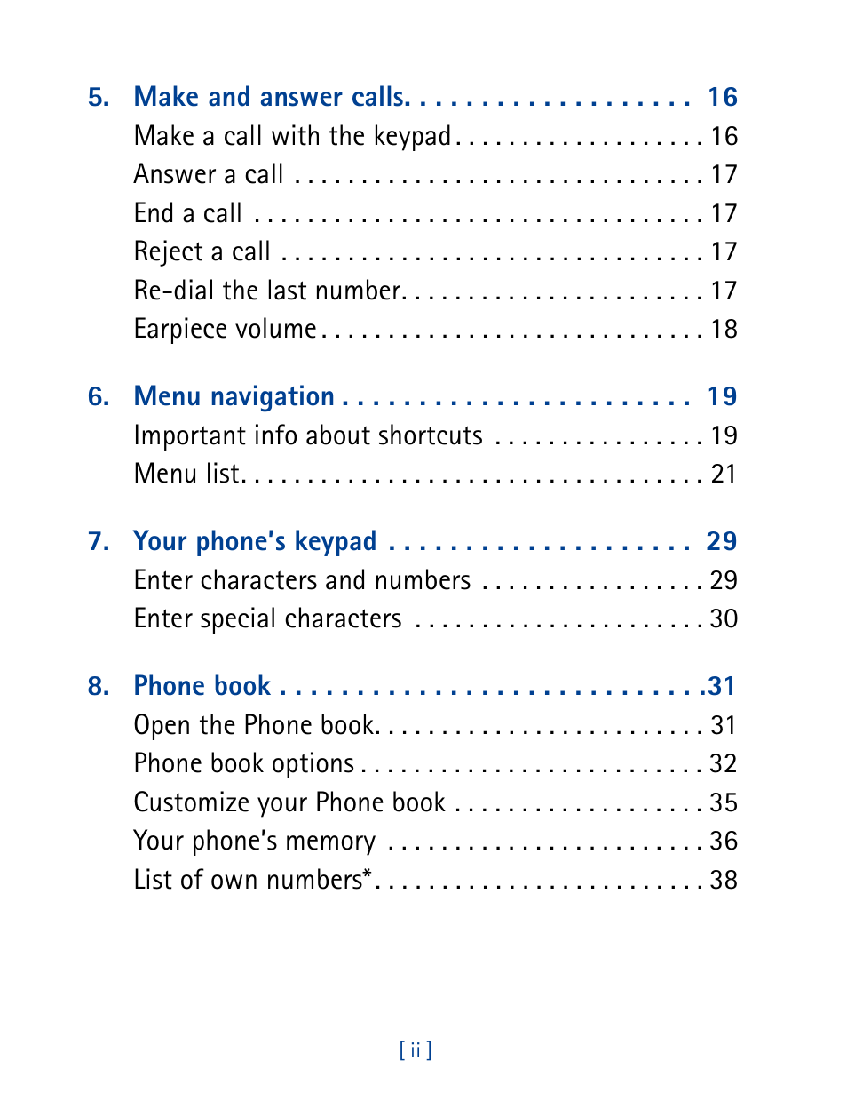 Nokia 7190 User Manual | Page 4 / 144