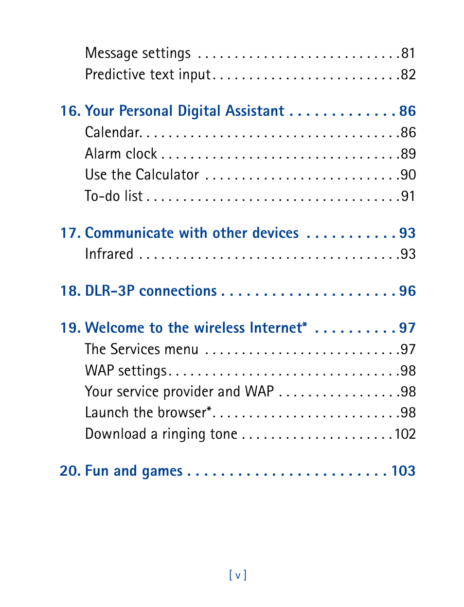 Nokia 7190 User Manual | Page 7 / 144