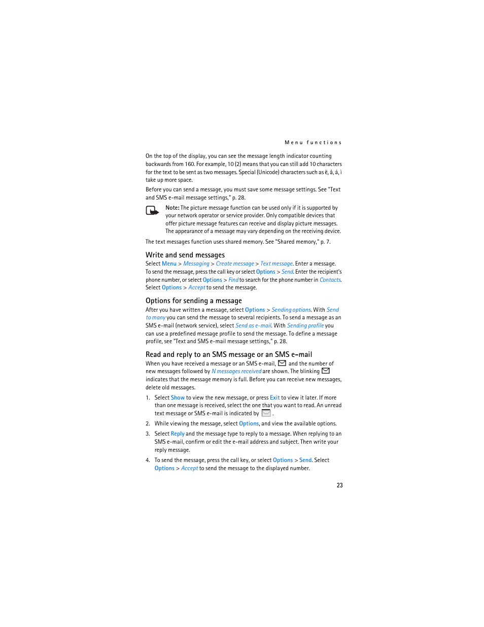 Nokia 7380 User Manual | Page 24 / 137