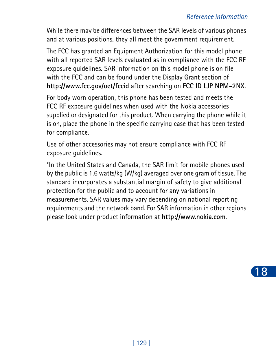 Nokia 6340 User Manual | Page 138 / 161