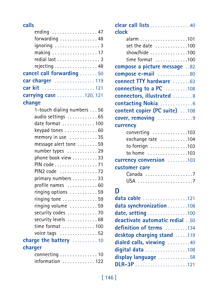 Nokia 6340 User Manual | Page 155 / 161