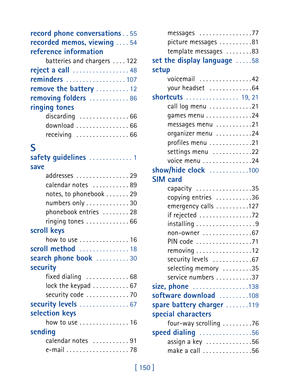 Nokia 6340 User Manual | Page 159 / 161