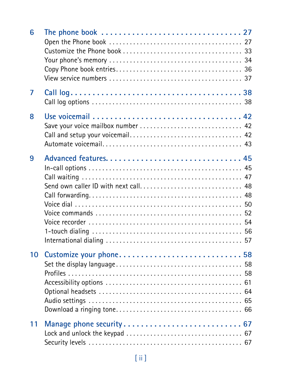 Nokia 6340 User Manual | Page 7 / 161