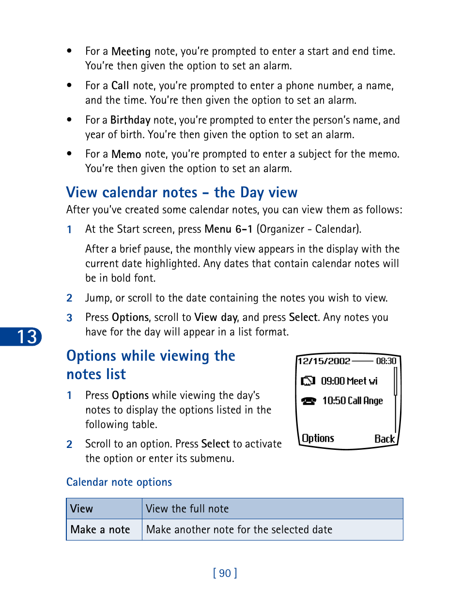 Nokia 6340 User Manual | Page 99 / 161