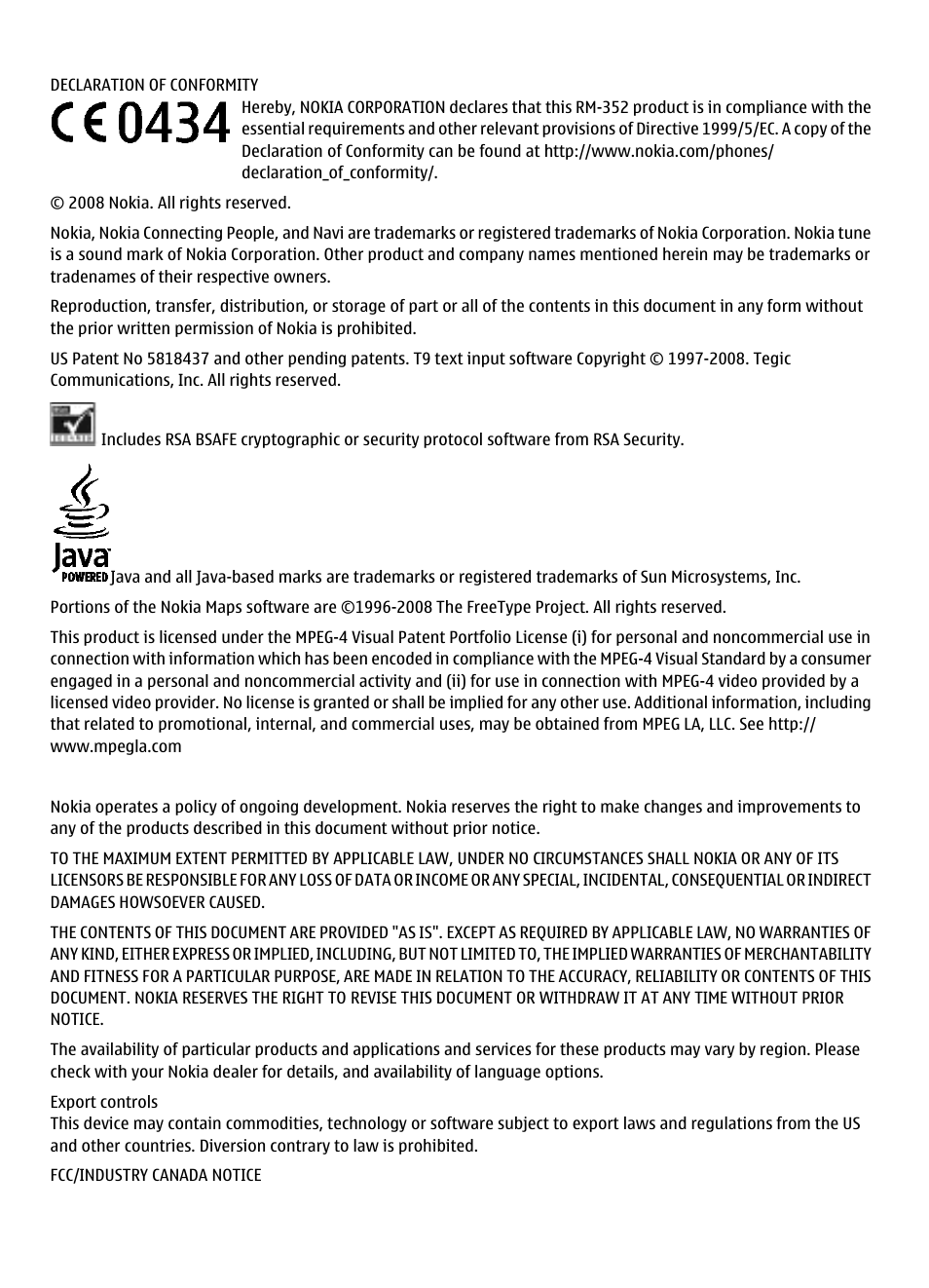 Nokia 3600 Slide User Manual | Page 2 / 58