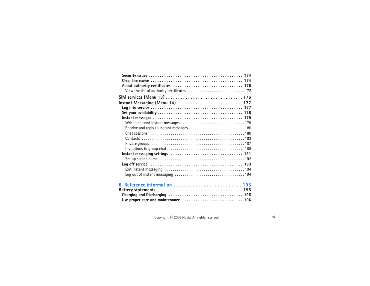 Nokia 3300 User Manual | Page 14 / 252