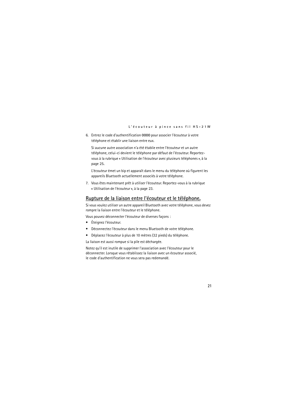 Nokia Wireless Clip-on Headset HS-21W User Manual | Page 113 / 124