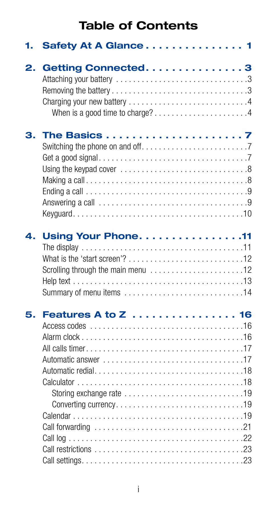 Nokia 6162 User Manual | Page 4 / 101