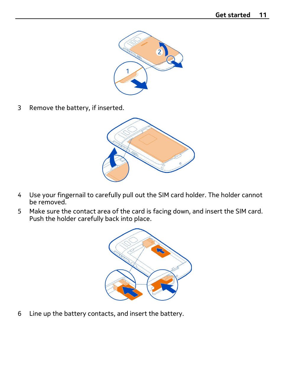 Nokia E6-00 User Manual | Page 11 / 126