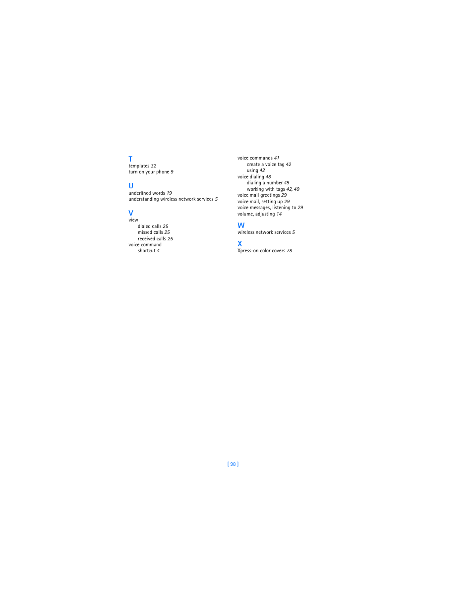 Nokia 2285 User Manual | Page 105 / 105