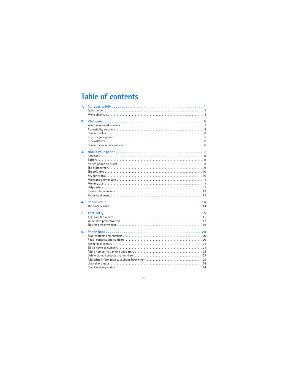 Nokia 2285 User Manual | Page 4 / 105