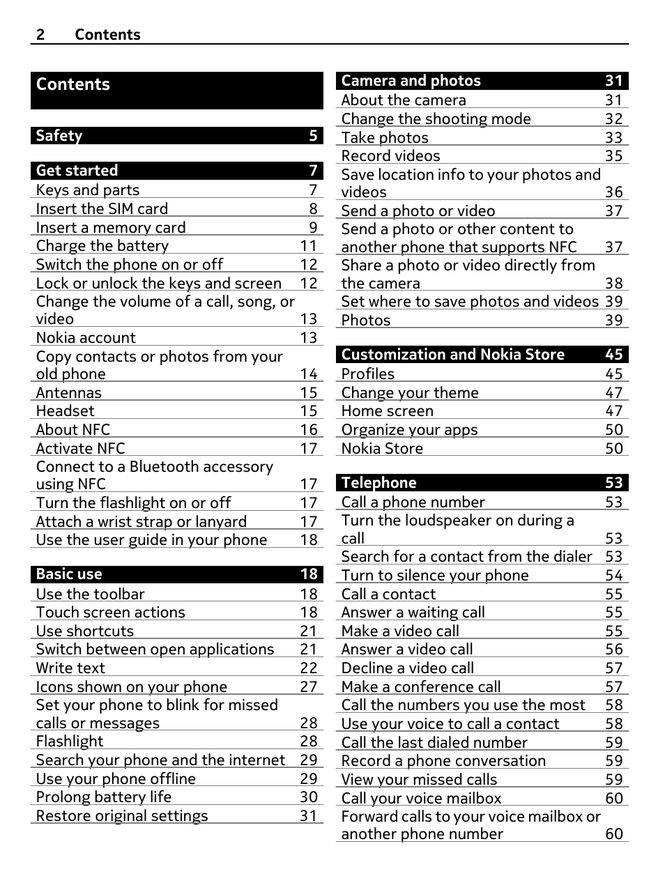 Nokia 808 User Manual | Page 2 / 138