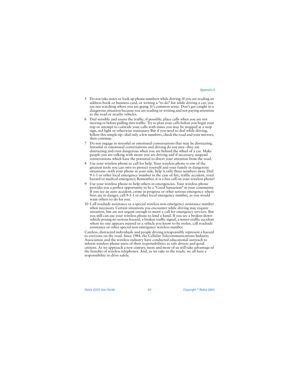 Nokia 6225 User Manual | Page 90 / 201