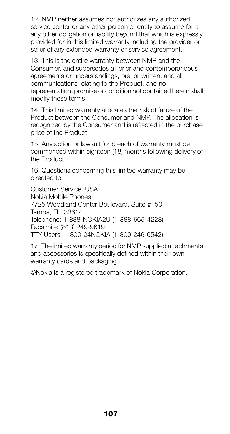 Nokia 6190 User Manual | Page 109 / 112