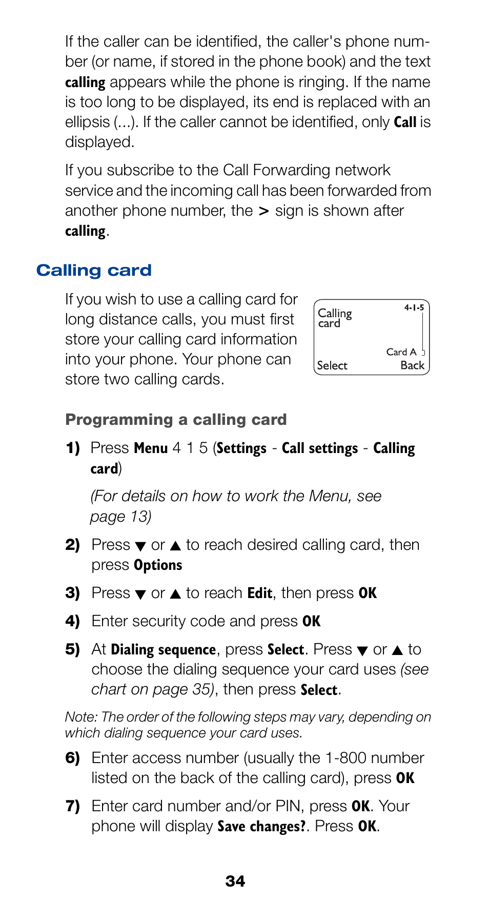 Nokia 6190 User Manual | Page 36 / 112