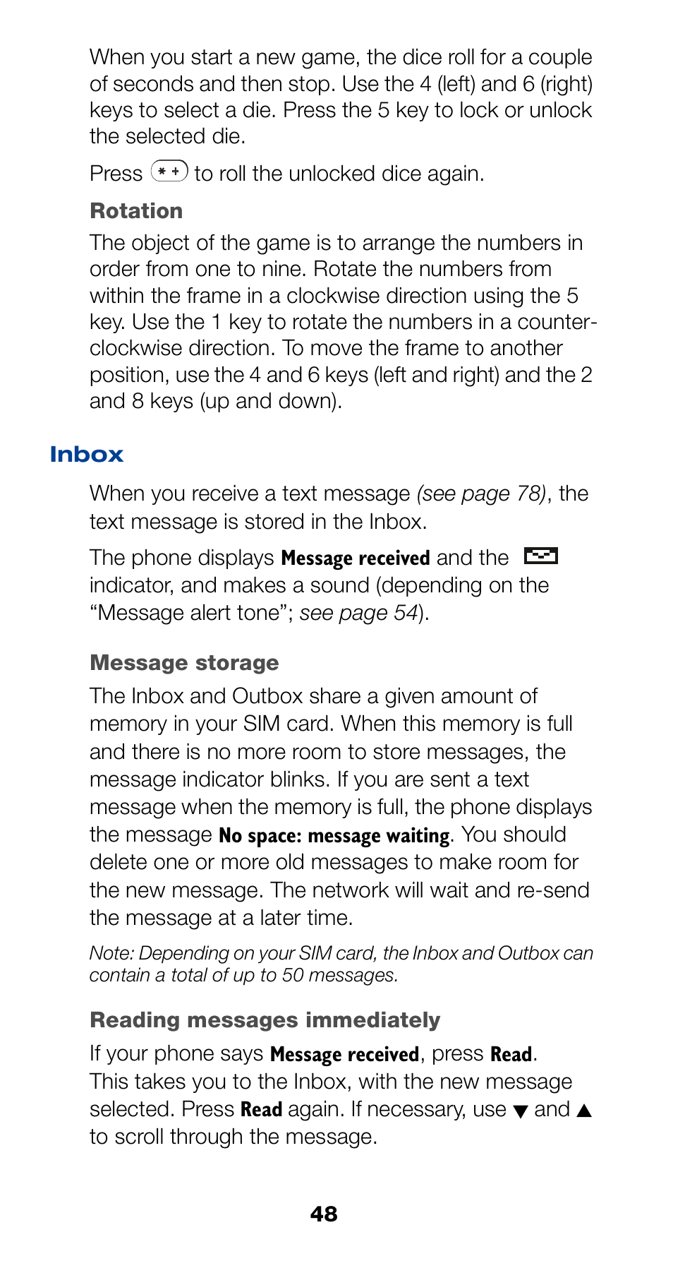 Nokia 6190 User Manual | Page 50 / 112